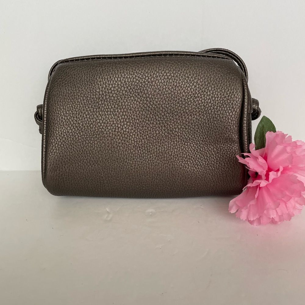 PEWTER MINI CROSSBODY BY CHARMING CHARLIE‎